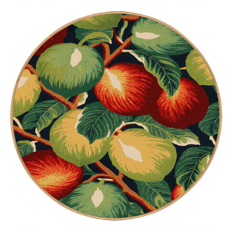  Tapis lavable hawaïen Guava, Rectangulaire 2 pi x 3 pi