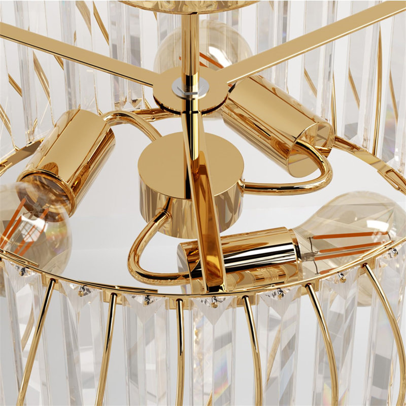 3-Light Drum Chandelier