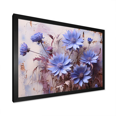 Mauve cornflowers mauve