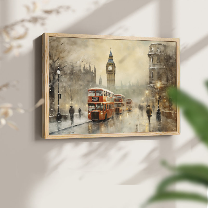 Chirstmas Art-CCCL -Framed Print - Restickable, Naturel, H 22 po x l 28 po