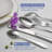40 Piece Silverware Set Service For 8