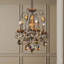New Orleans 4 Light 12in x 16.5in Pendant in Polished Gold with Clear Heritage Handcut Crystals-83913600-83913605