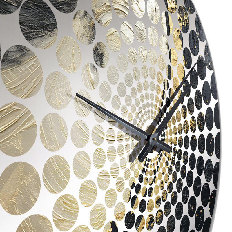 Aleg - Horloge murale peinture abstraite, Petit