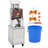 Commercial Orange Juicer, 120W Automatic Feeding Juice Extractor with Water Tap, Stainless Steel Juicer Machine 25 Oranges/Minute, with Pull-Out Filter Box, PC Cover, 3 Peel Collecting Buckets