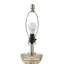 Lampe de table à base argent antique