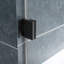Porte de baignoire à charnière sans cadre avec processus de trempage thermique l 34 po x H 58 po Julien-824470320