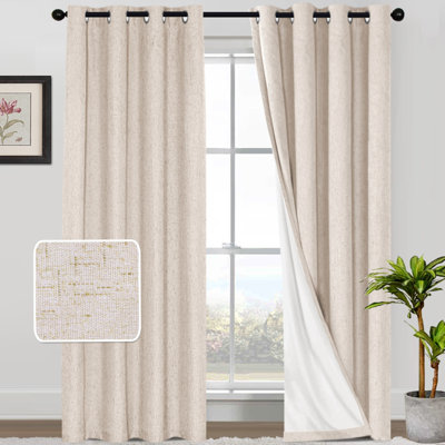 Dawain 100% Blackout Thermal Curtain Panels