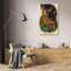 "Cheval rouge et bouvillon jaune" par Franz Marc - Art mural sur toile tendue avec châssis-879438904