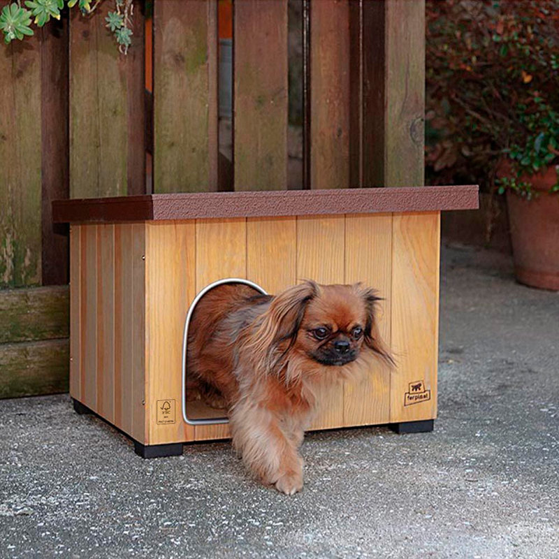 Wood Portable Dog House, 41.5cm H x 46.5cm W x 56cm D