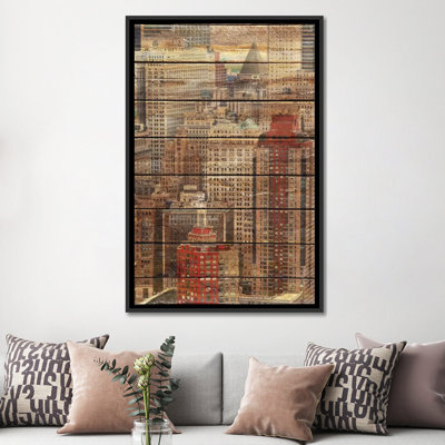 «Downtown New York», impression sur toile tendue