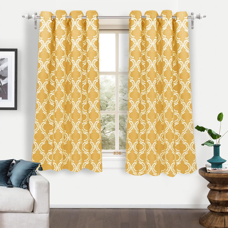 Julianna Blackout Curtain Pair, 52" W x 63” L