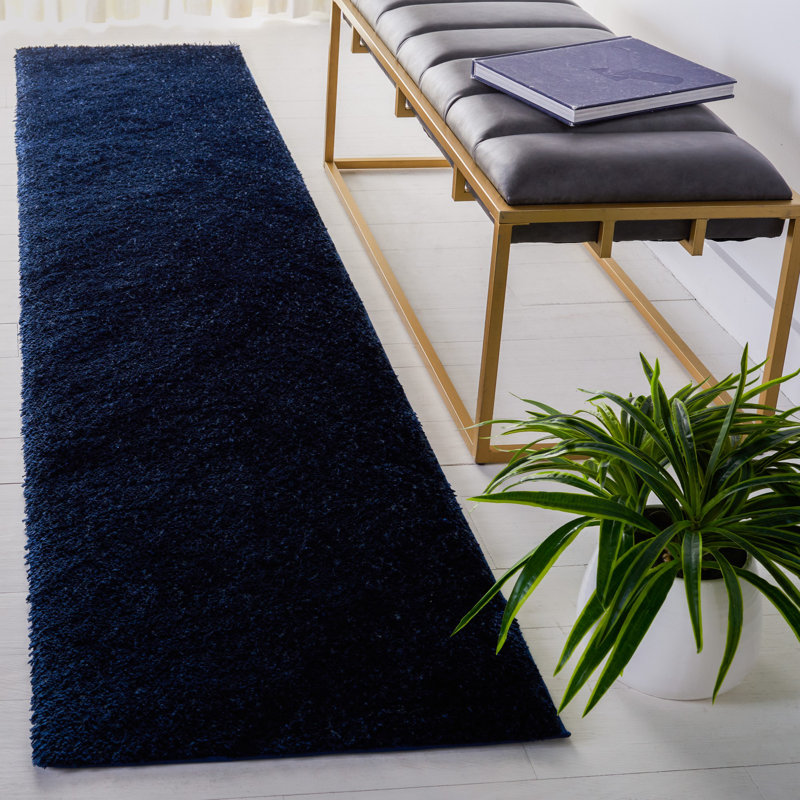 Tahoe Shag Performance Solid Color Rug, Runner 2' x 9'