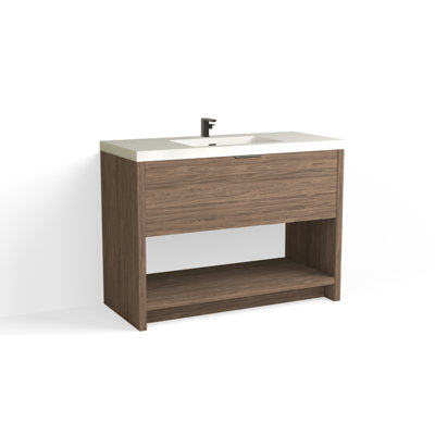 Vista 48" W Freestanding Single Bathroom Vanity