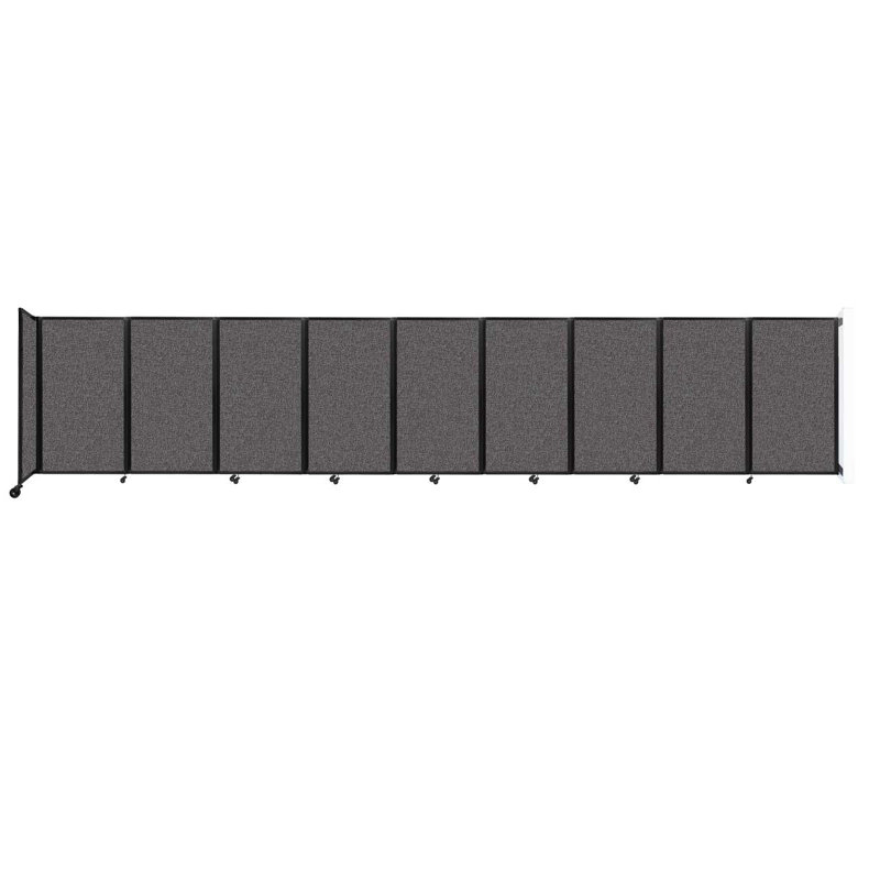 11 - Cloison pliante à panneaux, 9, Gris anthracite, H 60 po x l 300 po x P 12 po