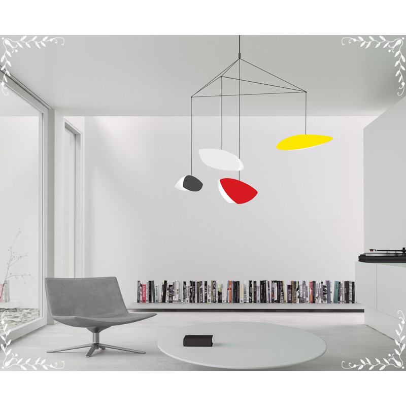 Papillons™ 4 - Light LED Pendant, Satin Black