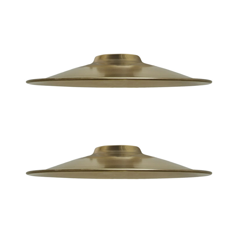 Longway 6cm H Metal Cone Lamp Shade ( Uno ), Green Brass