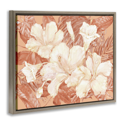  Bright Hibiscus Bundle Floater Canvas Wall Art by Paul Brent