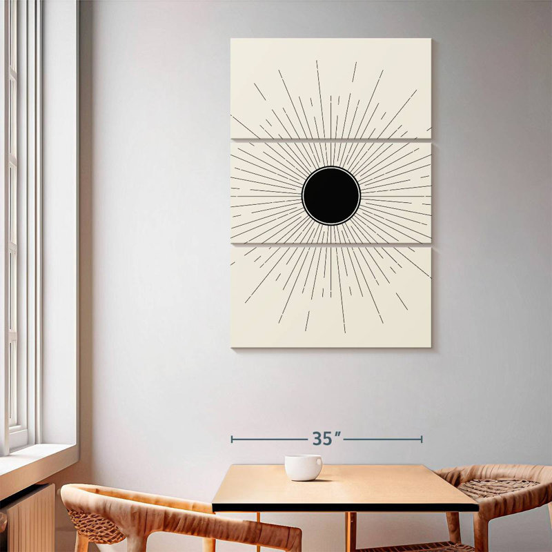 Adella Boho Sun I, 65" H x 42" W
