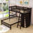 Kids Twin Over Full Bunk Bed with Drawers-70556378
