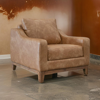 Structure et base en bois Olivo, tissu de fauteuil
