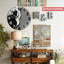 Horloge murale ronde en verre