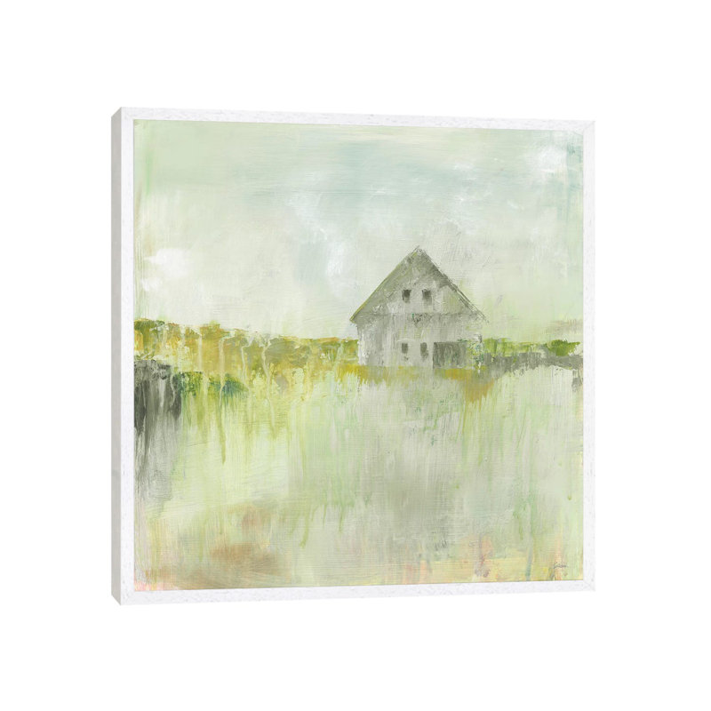 Across The Fields Neutral by Sue Schlabach - Gallery-Wrapped Canvas Giclée on Canvas, White Framed, 93.98 cm H x 93.98 cm W