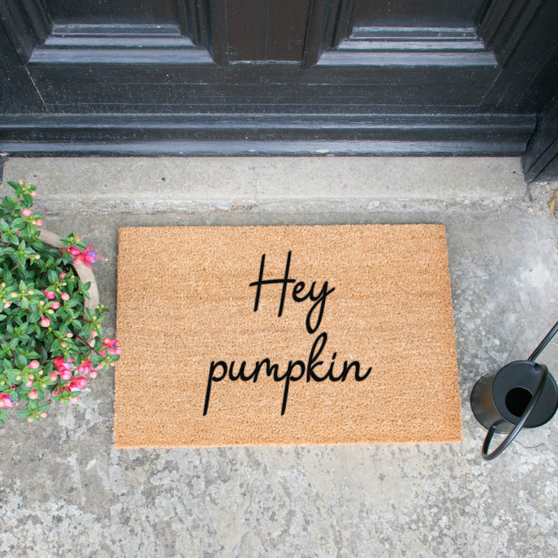 Elmer Non-Slip Outdoor Doormat, Black/Brown