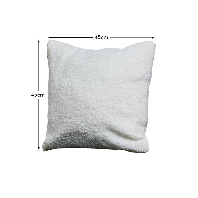 Lorrine Square Euro Cushion Cover, Cream