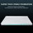 60'' W X 36'' D Acrylic Corner Shower Base Rectangular Double Threshold Bathroom Shower Floor Pan Walk-in White Shower Tray with Center Drain Cover-113022043