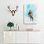 Hawk Perched In A Tree - Wrapped Canvas-56638729
