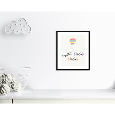 Play Play Play Paper Print