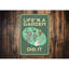 Plaque en aluminium Life's A Garden-58562381