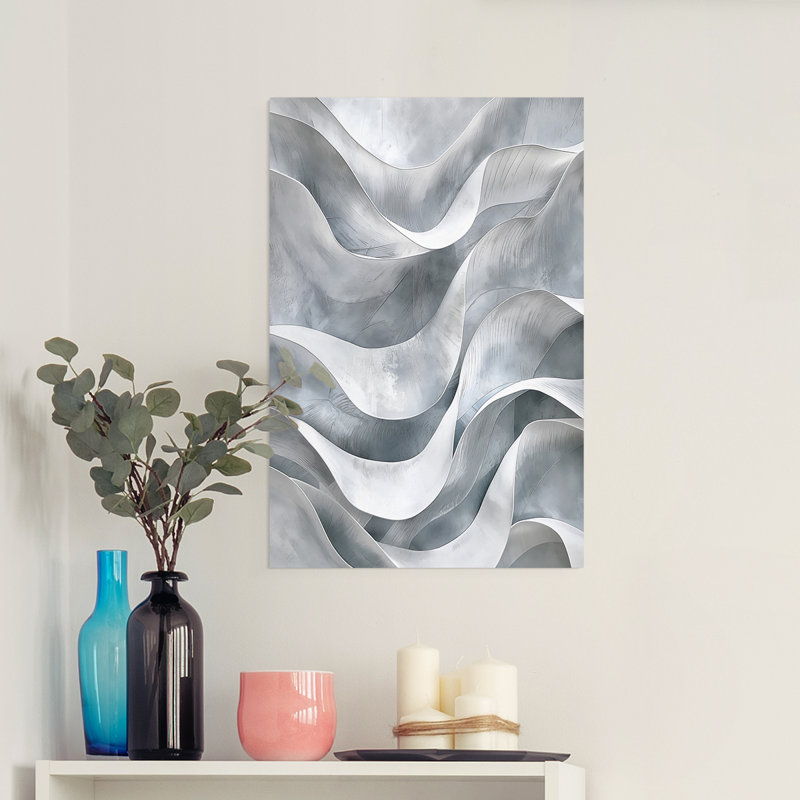 Série ABSTRACT CDLVII - Impression sur toile seulement - NON CADRE, H 27 po x l 18 po