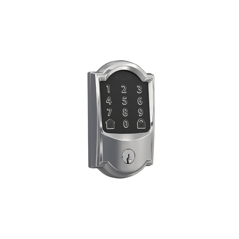 Encode Smart WiFi Deadbolt with Camelot Trim, Polished Chrome, Yes