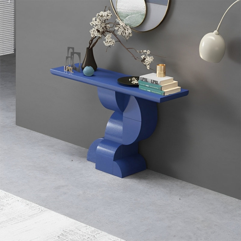 Console Modern Minimalist Art Design, H 35,43 po x l 47,24 po x P 15,75 po, Bleu