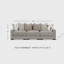 Canapé modulaire 3 pièces Bradninch