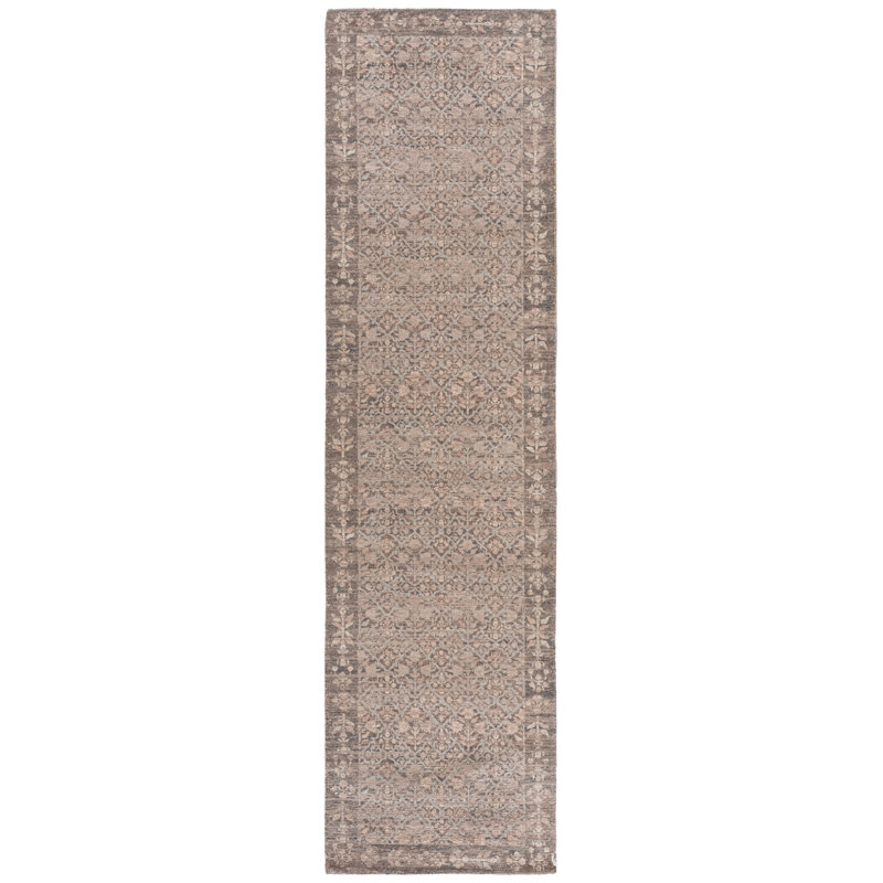 Tapis oriental Restoration Vintage touffeté à la main recyclé P.E.T., 2'-3" x 9'-0" Runner
