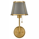 Clarke One Light Medium Wall Sconce with On/Off Pull Chain