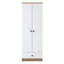 Nebras 2 Door Solid + Manufactured Wood Wardrobe