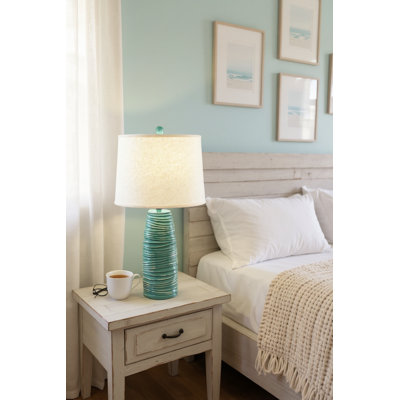 Lampe de table Leaf / Sisal Wave