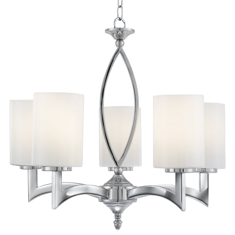 Rudy 5 - Light Shaded Chandelier