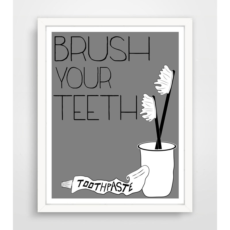Brossez vos dents sur papier Coglin, H 10 po x l 8 po