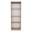 Ensemble de bibliothèque 3 pièces 71,1 pouces de hauteur avec tablettes ouvertes - Rangement modulaire au fini chêne naturel