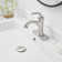 Single-Hole Single-handle Bathroom Faucet with Drain Assembly