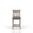 Omparsad Rustic Counter Stools with Upholstered Seats & Wooden Frame