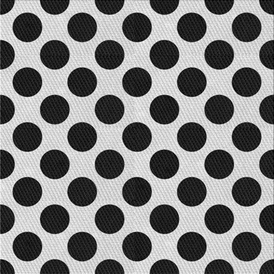 Tapis noir/blanc à motifs