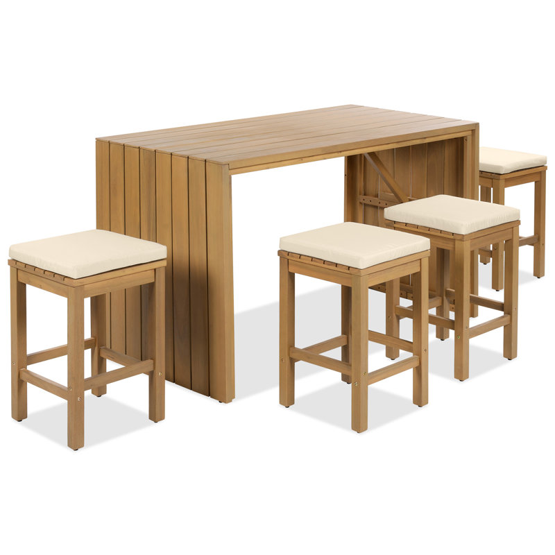 Ensemble de bar d'extérieur 5 pièces