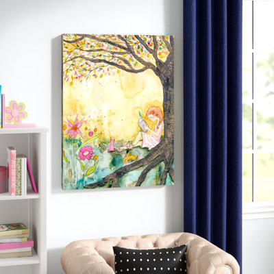  Art mural sur toile tendue - «Nook» de Wyanne pour décoration de salon, de chambre à coucher ou de bureau - 35 x 47