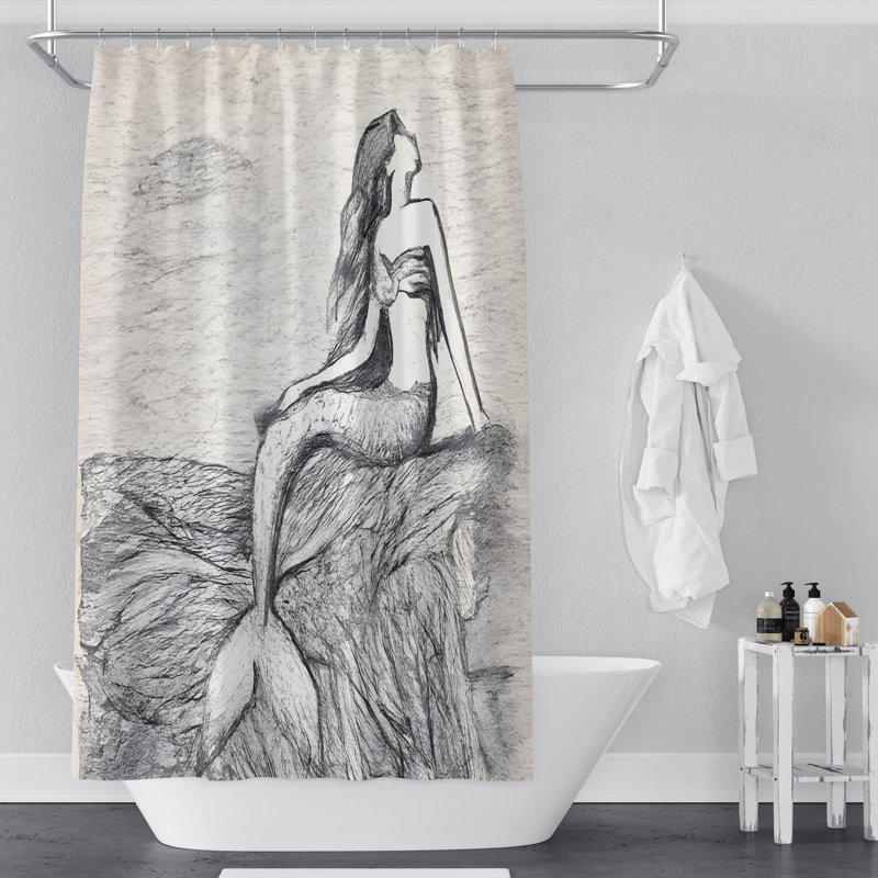 Julietta Shower Curtain, 72" H x 70" W