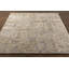Tapis abstrait beige touffeté à la main-70927344